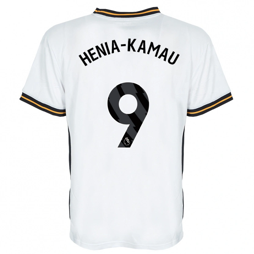 Danxen Niño Camiseta Sammy Henia-Kamau #9 Blanco Naranja Negro 2ª Equipación 2026/27 La Camisa México