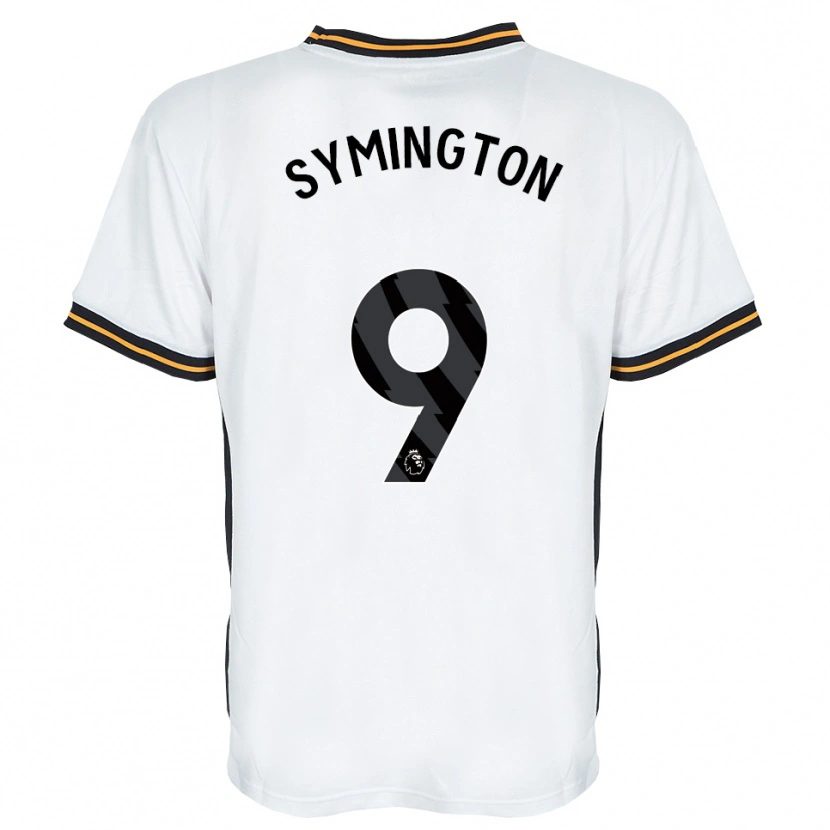 Danxen Niño Camiseta Jo Symington #9 Blanco Naranja Negro 2ª Equipación 2026/27 La Camisa México