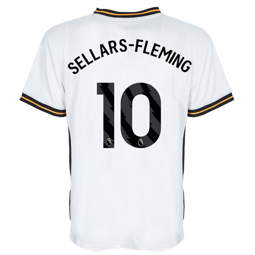 Danxen Niño Camiseta Tyrell Sellars-Fleming #10 Blanco Naranja Negro 2ª Equipación 2026/27 La Camisa México