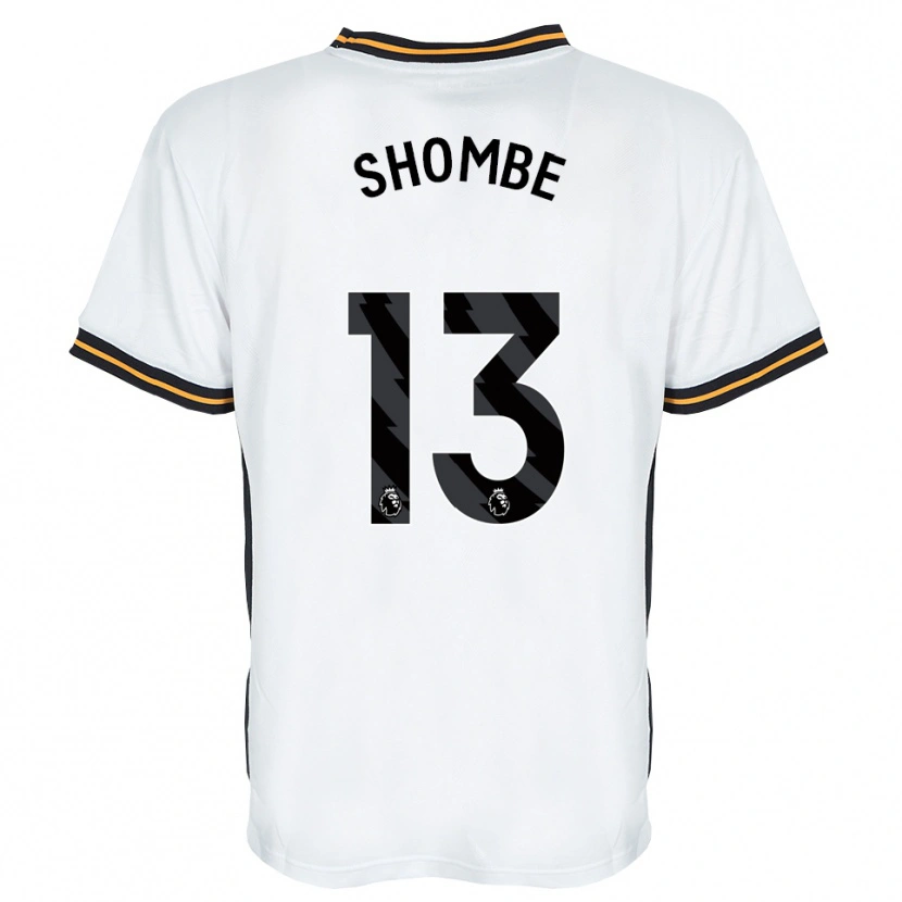Danxen Niño Camiseta Khiani Shombe #13 Blanco Naranja Negro 2ª Equipación 2026/27 La Camisa México