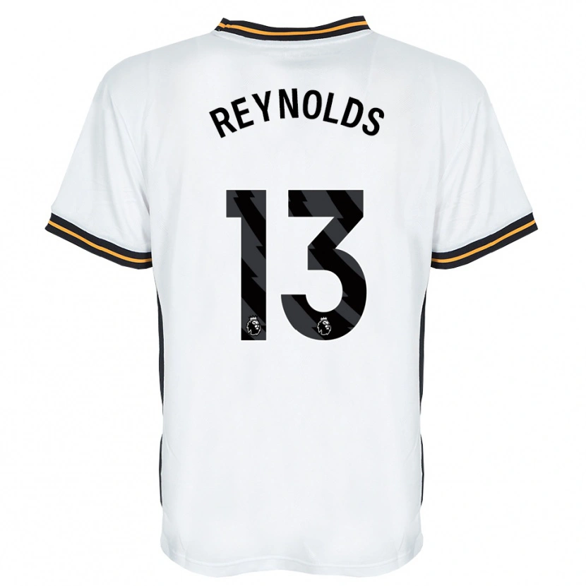Danxen Niño Camiseta Kerr Reynolds #13 Blanco Naranja Negro 2ª Equipación 2026/27 La Camisa México