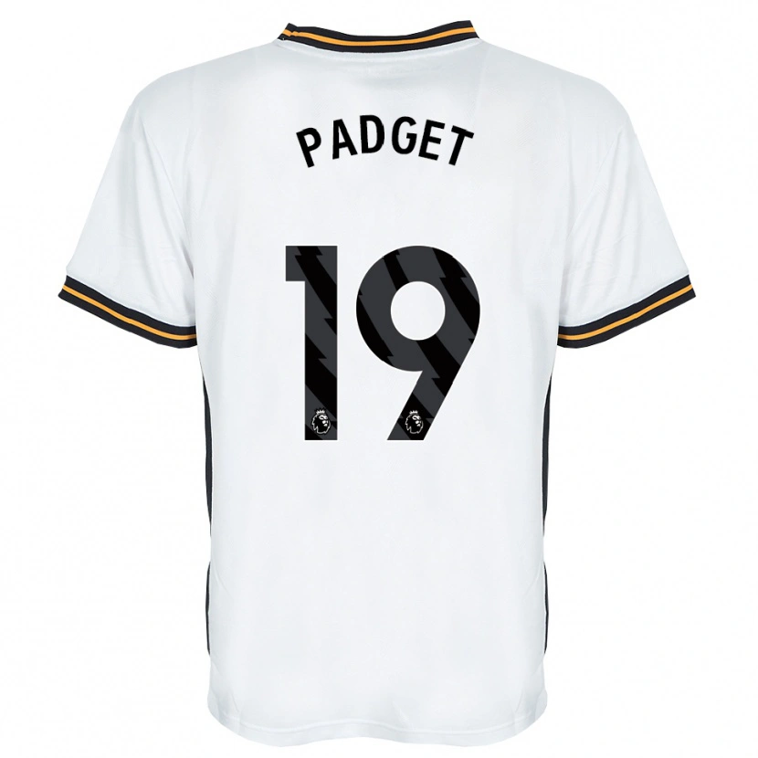 Danxen Niño Camiseta Bethany Padget #19 Blanco Naranja Negro 2ª Equipación 2026/27 La Camisa México