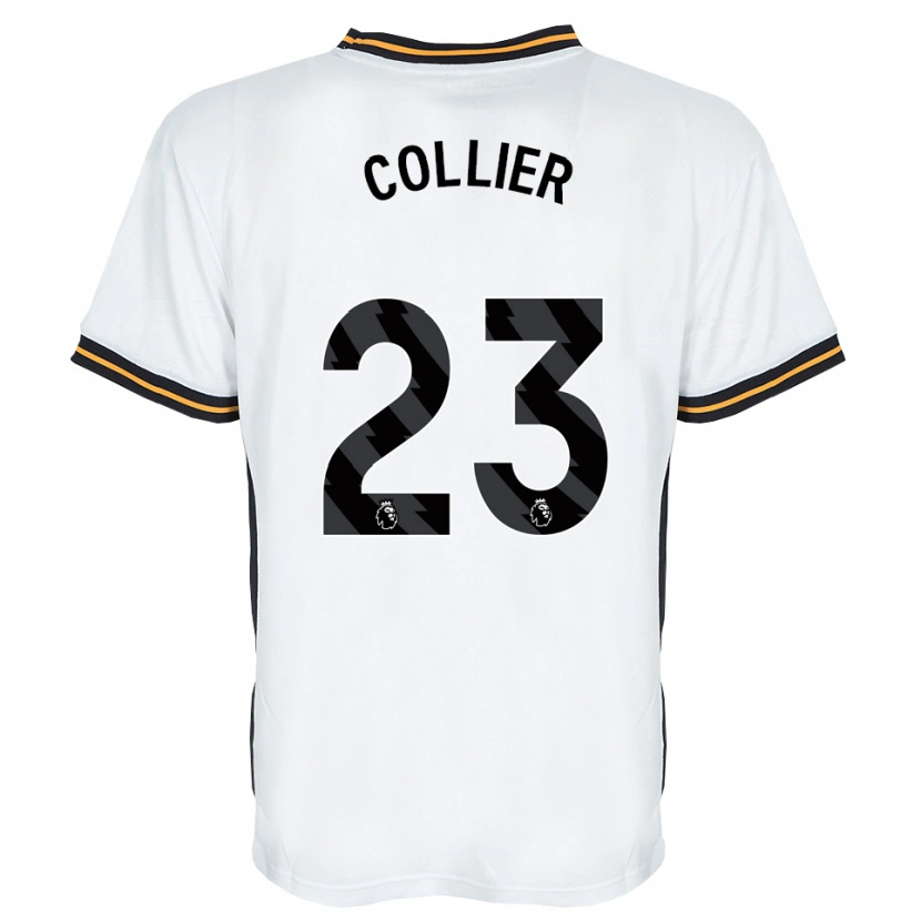 Danxen Niño Camiseta Holly Johnson-Collier #23 Blanco Naranja Negro 2ª Equipación 2026/27 La Camisa México