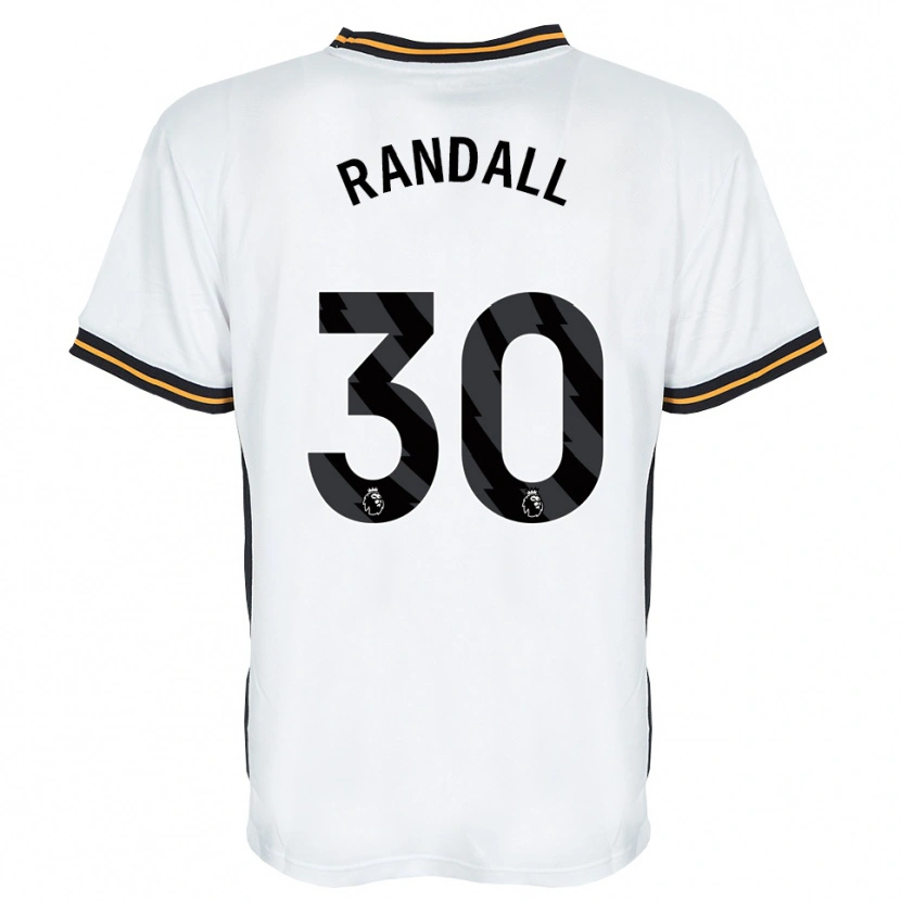 Danxen Niño Camiseta Jennifer Randall #30 Blanco Naranja Negro 2ª Equipación 2026/27 La Camisa México