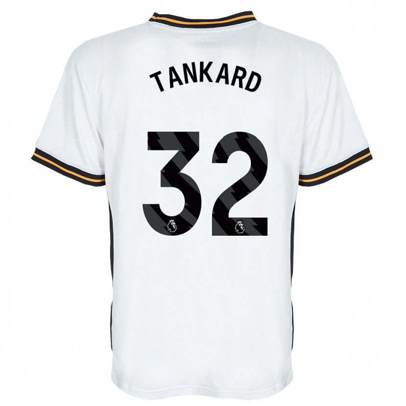 Danxen Niño Camiseta Lily Tankard #32 Blanco Naranja Negro 2ª Equipación 2026/27 La Camisa México