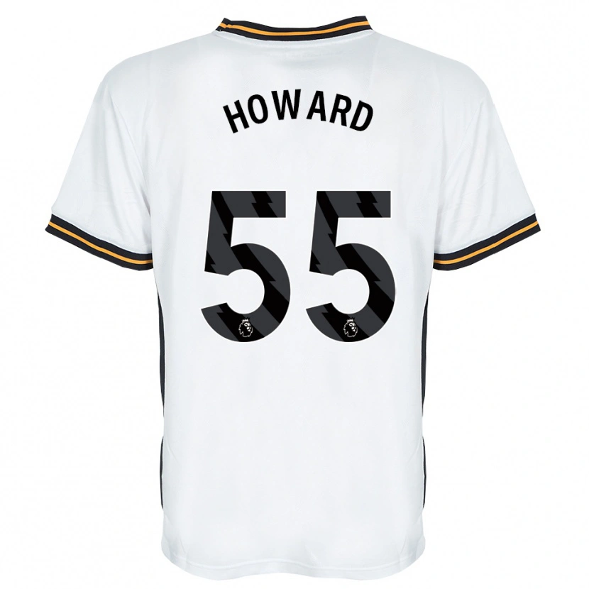Danxen Niño Camiseta Archie Howard #55 Blanco Naranja Negro 2ª Equipación 2026/27 La Camisa México