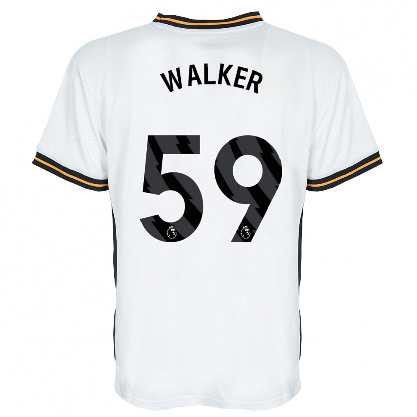 Danxen Niño Camiseta Coist Walker #59 Blanco Naranja Negro 2ª Equipación 2026/27 La Camisa México