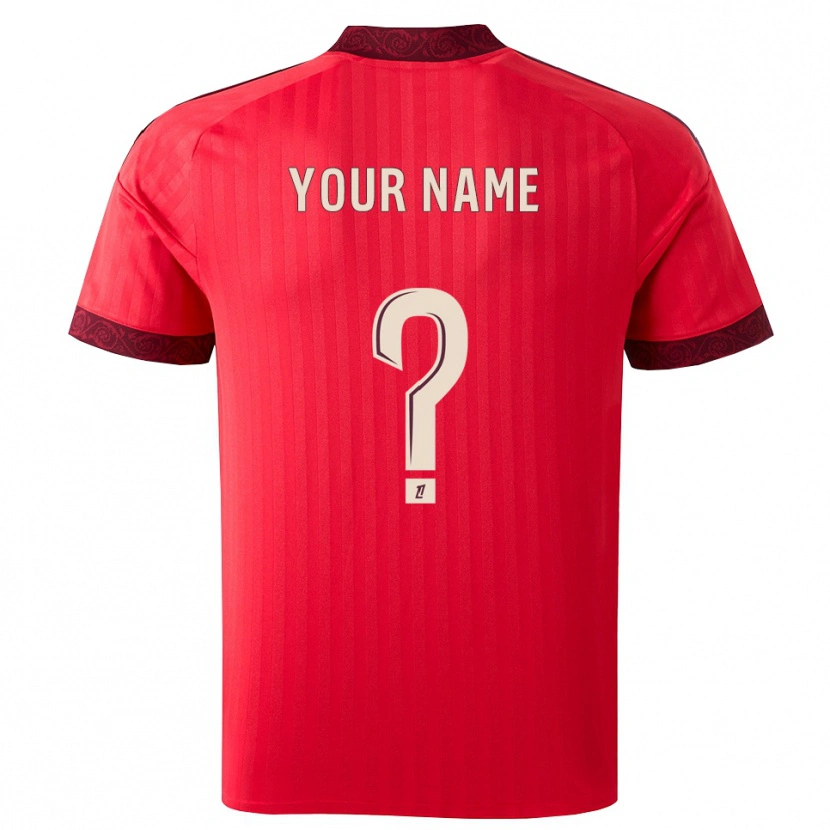 Danxen Niño Camiseta Su Nombre #0 Borgoña Rojo Blanco 2ª Equipación 2026/27 La Camisa México
