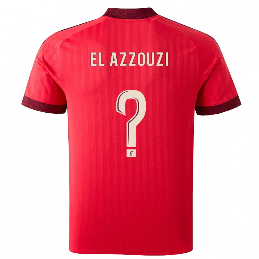 Danxen Niño Camiseta Nourdine El Azzouzi #0 Borgoña Rojo Blanco 2ª Equipación 2026/27 La Camisa México