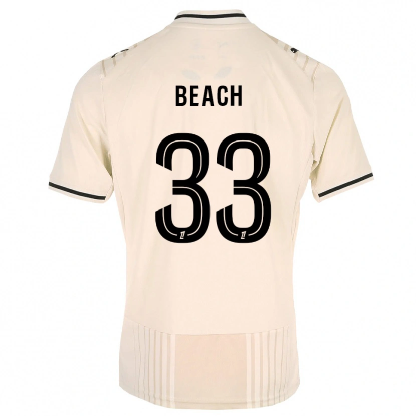 Danxen Niño Camiseta Patrick Beach #33 Encaje Antiguo Negro Blanco Antique 2ª Equipación 2026/27 La Camisa México