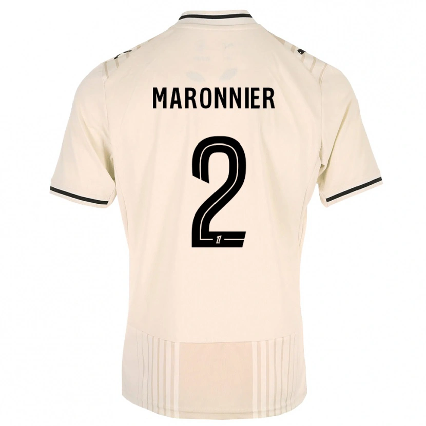 Danxen Niño Camiseta Lucas Maronnier #2 Encaje Antiguo Negro Blanco Antique 2ª Equipación 2026/27 La Camisa México