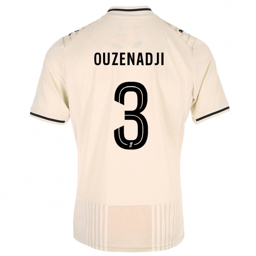 Danxen Niño Camiseta Anis Ouzenadji #3 Encaje Antiguo Negro Blanco Antique 2ª Equipación 2026/27 La Camisa México