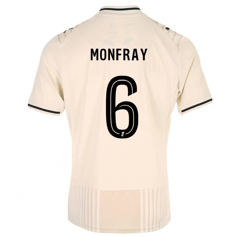 Danxen Niño Camiseta Adrien Monfray #6 Encaje Antiguo Negro Blanco Antique 2ª Equipación 2026/27 La Camisa México