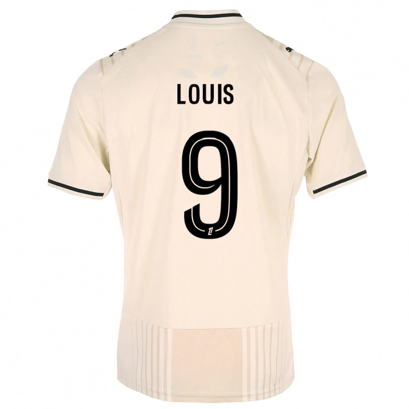 Danxen Niño Camiseta Thémis Louis #9 Encaje Antiguo Negro Blanco Antique 2ª Equipación 2026/27 La Camisa México