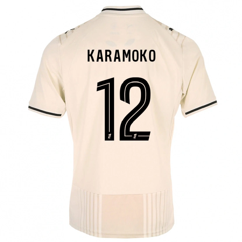 Danxen Niño Camiseta Noah Karamoko #12 Encaje Antiguo Negro Blanco Antique 2ª Equipación 2026/27 La Camisa México