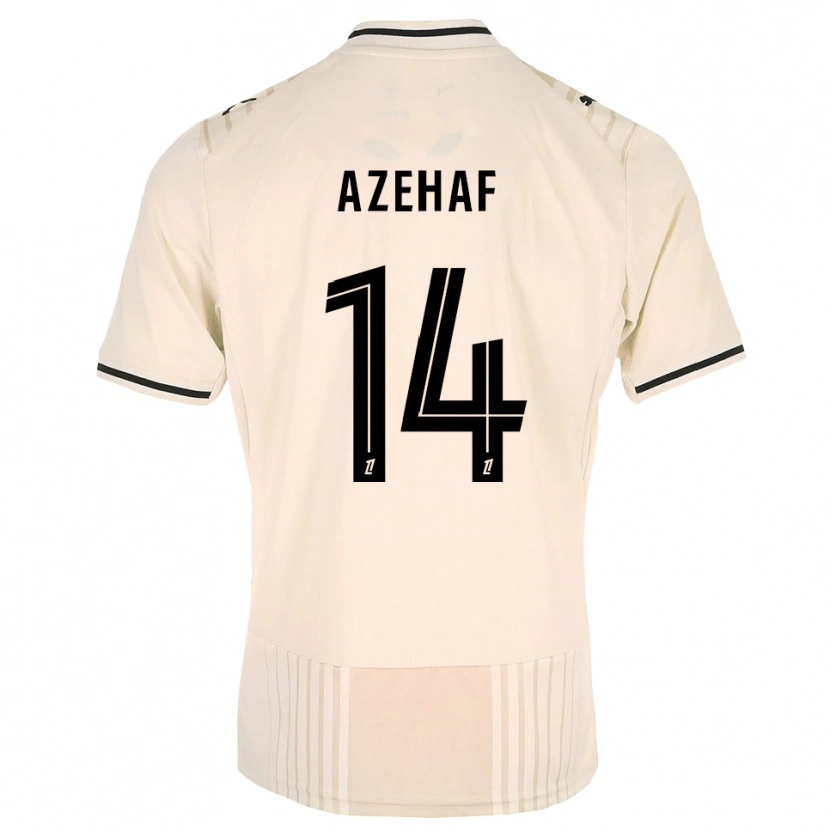 Danxen Niño Camiseta Aïssa Azehaf #14 Encaje Antiguo Negro Blanco Antique 2ª Equipación 2026/27 La Camisa México