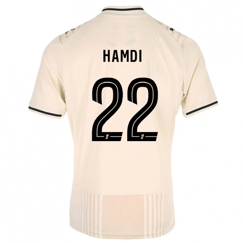 Danxen Niño Camiseta Mathis Hamdi #22 Encaje Antiguo Negro Blanco Antique 2ª Equipación 2026/27 La Camisa México