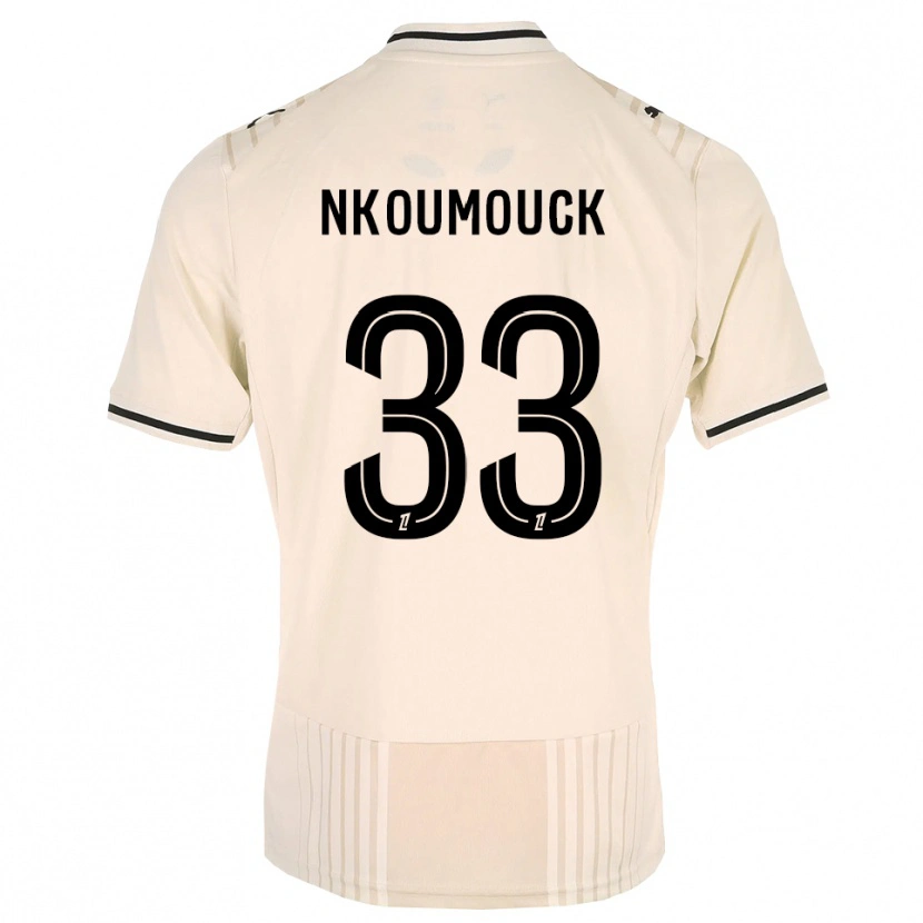 Danxen Niño Camiseta Marc-Anthony Nkoumouck #33 Encaje Antiguo Negro Blanco Antique 2ª Equipación 2026/27 La Camisa México