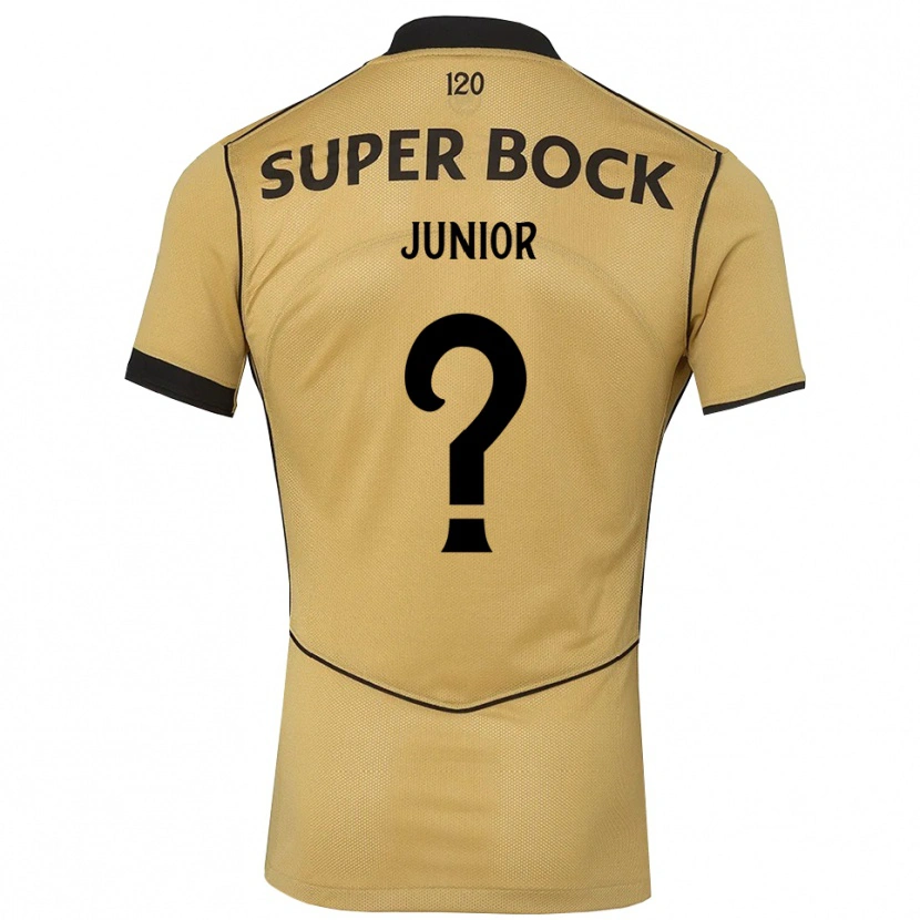 Danxen Niño Camiseta Marlon Junior #0 Goldenrod Negro 2ª Equipación 2026/27 La Camisa México