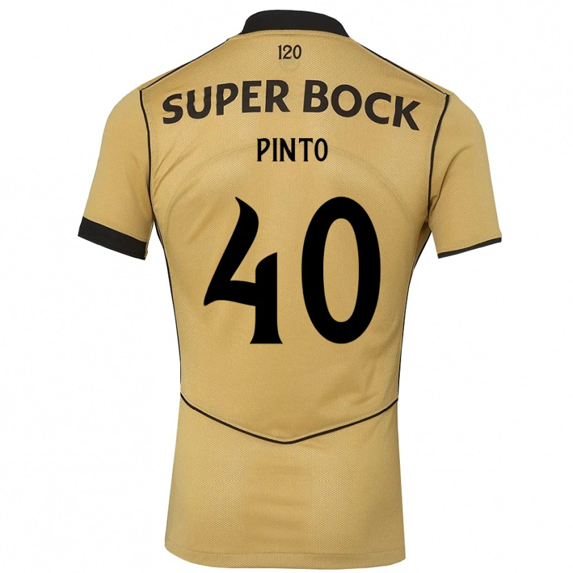 Danxen Niño Camiseta Rita Pinto De Almeida #40 Goldenrod Negro 2ª Equipación 2026/27 La Camisa México