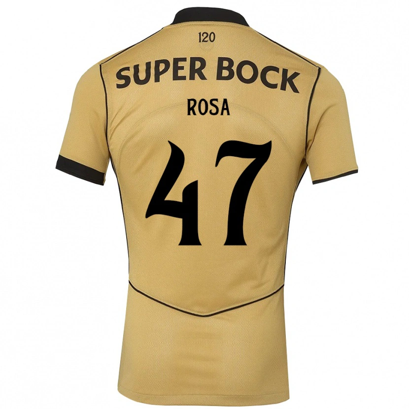 Danxen Niño Camiseta Mariana Rosa #47 Goldenrod Negro 2ª Equipación 2026/27 La Camisa México