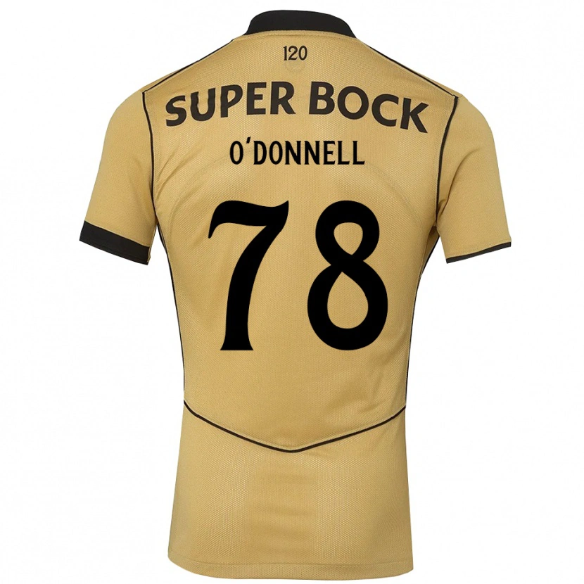 Danxen Niño Camiseta Miri O'donnell #78 Goldenrod Negro 2ª Equipación 2026/27 La Camisa México