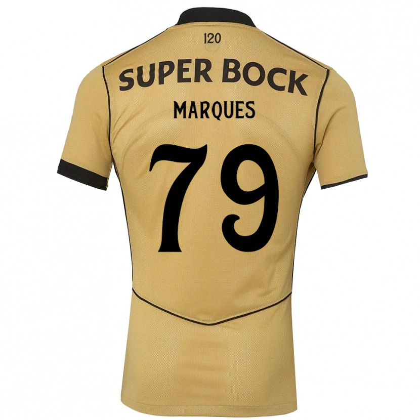 Danxen Niño Camiseta Rodrigo Marquês #79 Goldenrod Negro 2ª Equipación 2026/27 La Camisa México