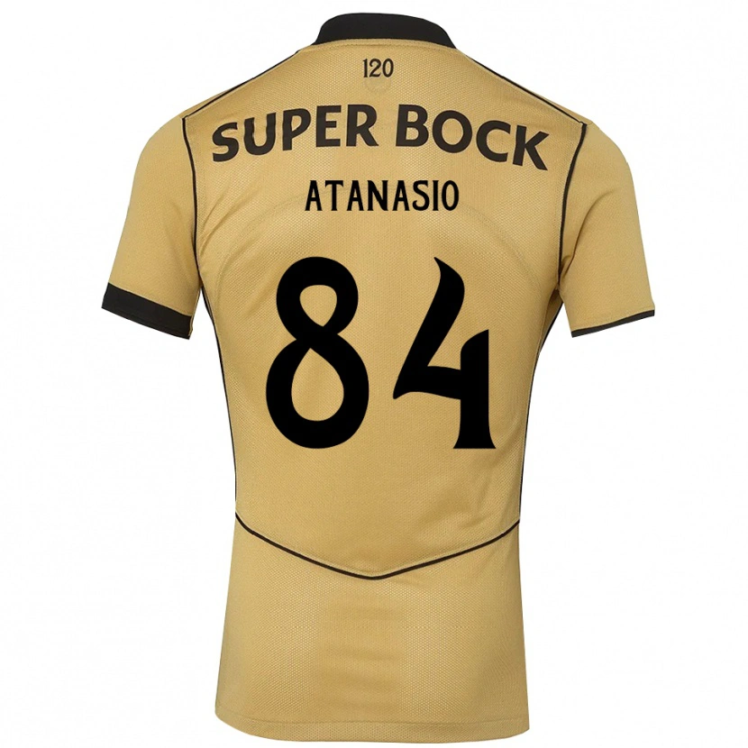Danxen Niño Camiseta Atanásio Afonso Miranda Cunha #84 Goldenrod Negro 2ª Equipación 2026/27 La Camisa México