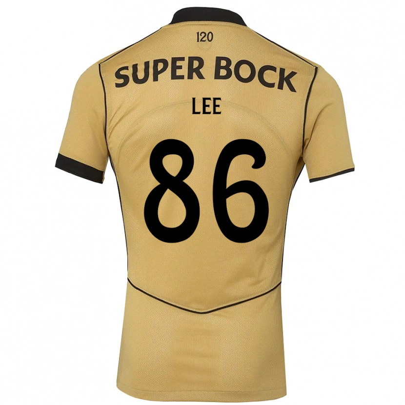 Danxen Niño Camiseta Afonso Lee #86 Goldenrod Negro 2ª Equipación 2026/27 La Camisa México