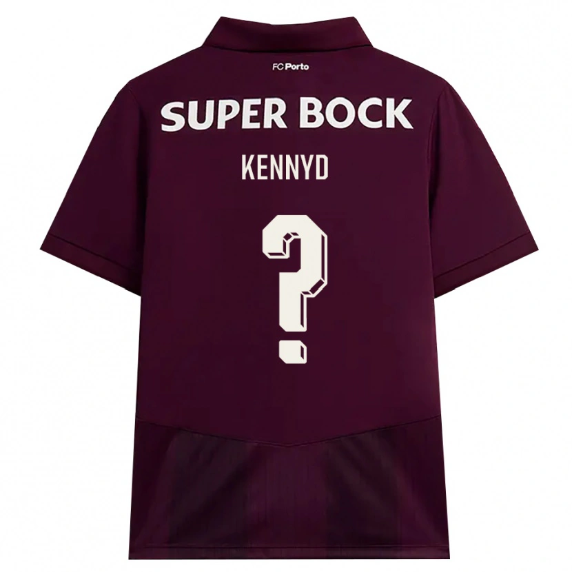 Danxen Niño Camiseta Kennyd #0 Blanco Borgoña Blanco 2ª Equipación 2026/27 La Camisa México