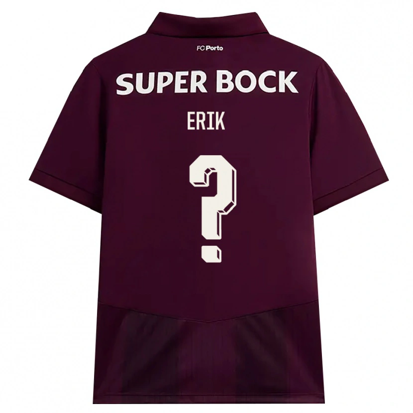 Danxen Niño Camiseta Erik #0 Blanco Borgoña Blanco 2ª Equipación 2026/27 La Camisa México
