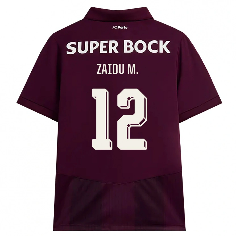 Danxen Niño Camiseta Zaidu Sanusi #12 Blanco Borgoña Blanco 2ª Equipación 2026/27 La Camisa México