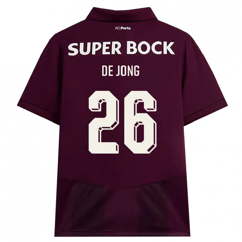 Danxen Niño Camiseta Luuk De Jong #26 Blanco Borgoña Blanco 2ª Equipación 2026/27 La Camisa México