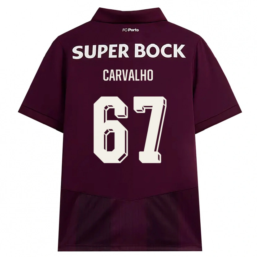 Danxen Niño Camiseta Guilherme Carvalho #67 Blanco Borgoña Blanco 2ª Equipación 2026/27 La Camisa México