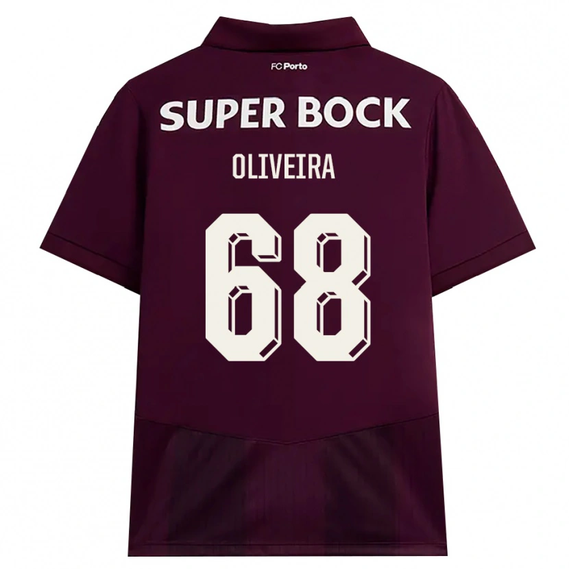 Danxen Niño Camiseta André Oliveira #68 Blanco Borgoña Blanco 2ª Equipación 2026/27 La Camisa México