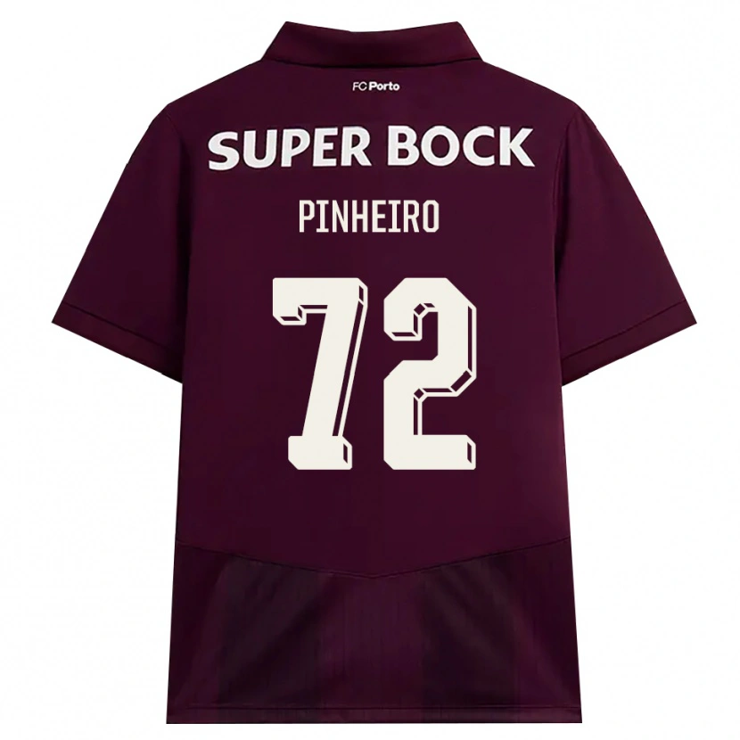 Danxen Niño Camiseta Rodrigo Pinheiro #72 Blanco Borgoña Blanco 2ª Equipación 2026/27 La Camisa México