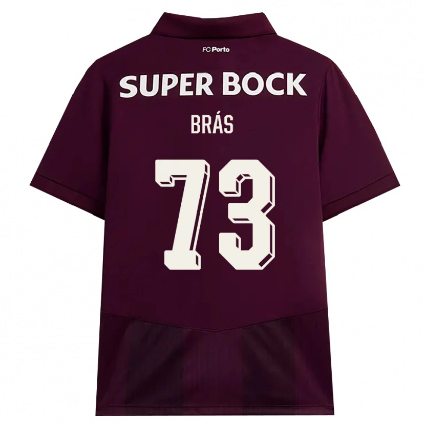 Danxen Niño Camiseta Gabriel Brás #73 Blanco Borgoña Blanco 2ª Equipación 2026/27 La Camisa México