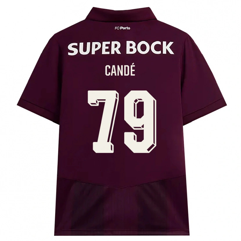 Danxen Niño Camiseta Umaro Candé #79 Blanco Borgoña Blanco 2ª Equipación 2026/27 La Camisa México