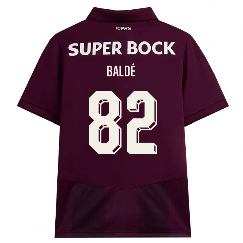 Danxen Niño Camiseta Alfa Baldé #82 Blanco Borgoña Blanco 2ª Equipación 2026/27 La Camisa México