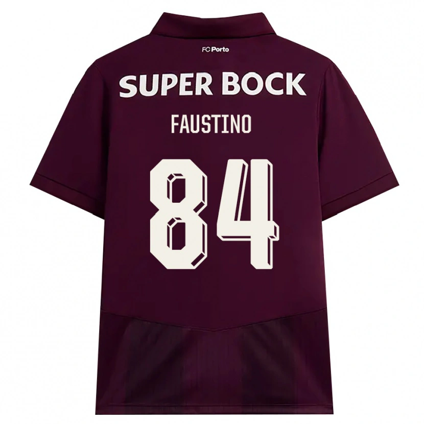 Danxen Niño Camiseta Levi Faustino #84 Blanco Borgoña Blanco 2ª Equipación 2026/27 La Camisa México
