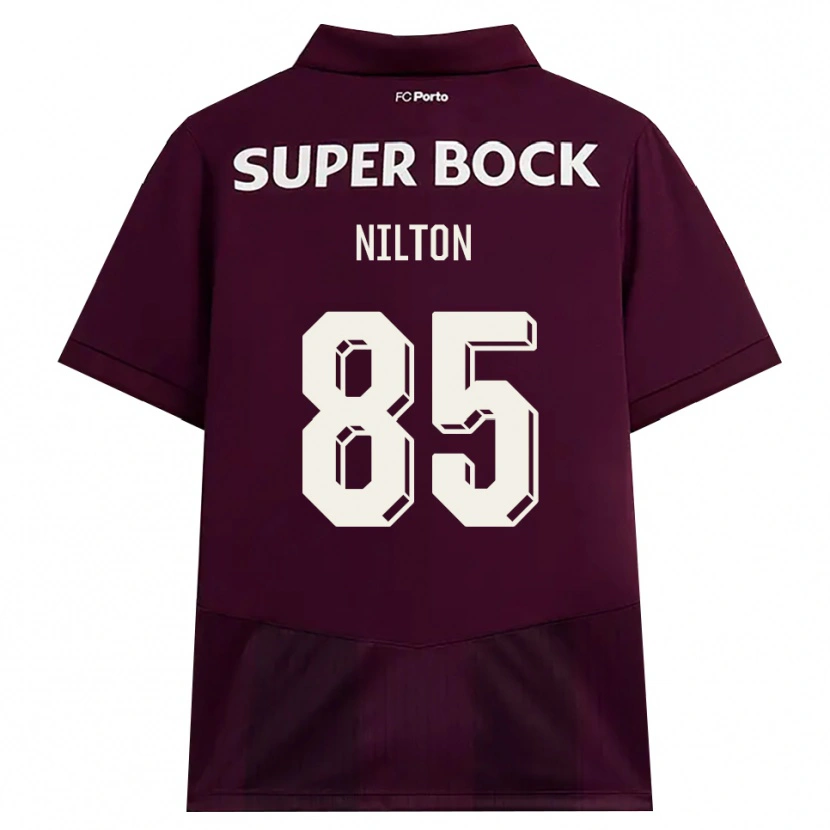 Danxen Niño Camiseta Nilton #85 Blanco Borgoña Blanco 2ª Equipación 2026/27 La Camisa México