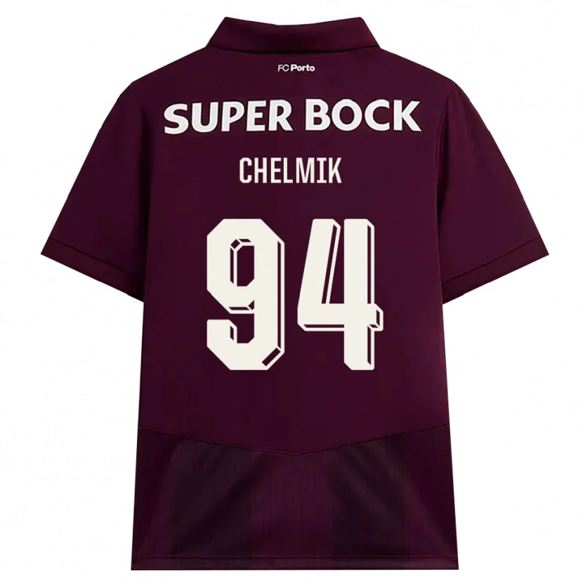 Danxen Niño Camiseta Martim Chelmik Santos Antunes #94 Blanco Borgoña Blanco 2ª Equipación 2026/27 La Camisa México