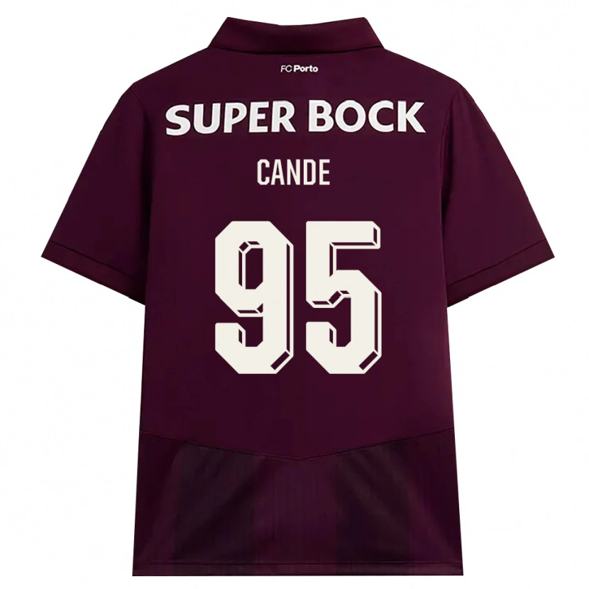 Danxen Niño Camiseta Anhá Cande #95 Blanco Borgoña Blanco 2ª Equipación 2026/27 La Camisa México