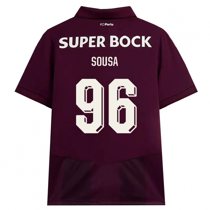 Danxen Niño Camiseta Filipe Sousa #96 Blanco Borgoña Blanco 2ª Equipación 2026/27 La Camisa México