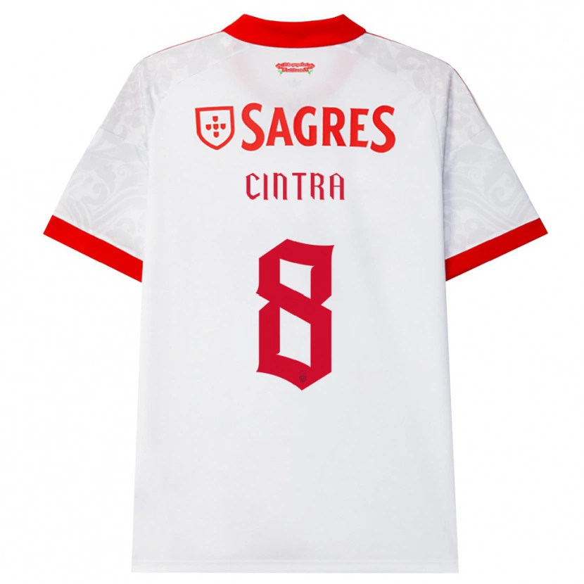 Danxen Niño Camiseta Marta Cintra #8 Blanco Rojo Amarillo 2ª Equipación 2026/27 La Camisa México