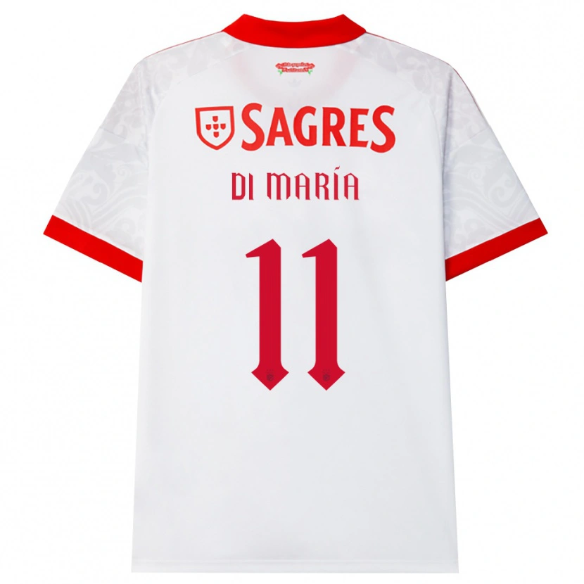 Danxen Niño Camiseta Angel Di Maria #11 Blanco Rojo Amarillo 2ª Equipación 2026/27 La Camisa México