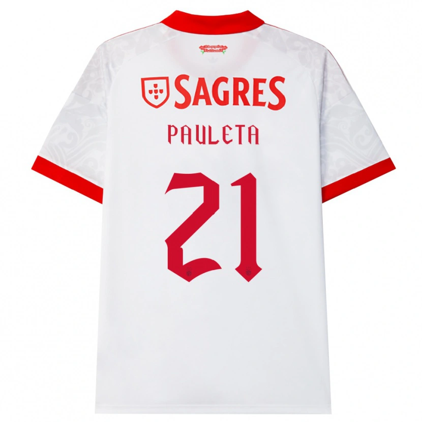 Danxen Niño Camiseta Pauleta #21 Blanco Rojo Amarillo 2ª Equipación 2026/27 La Camisa México