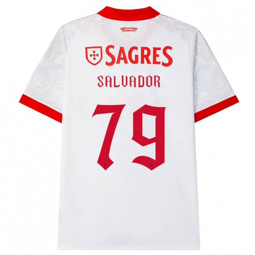 Danxen Niño Camiseta Marta Salvador #79 Blanco Rojo Amarillo 2ª Equipación 2026/27 La Camisa México