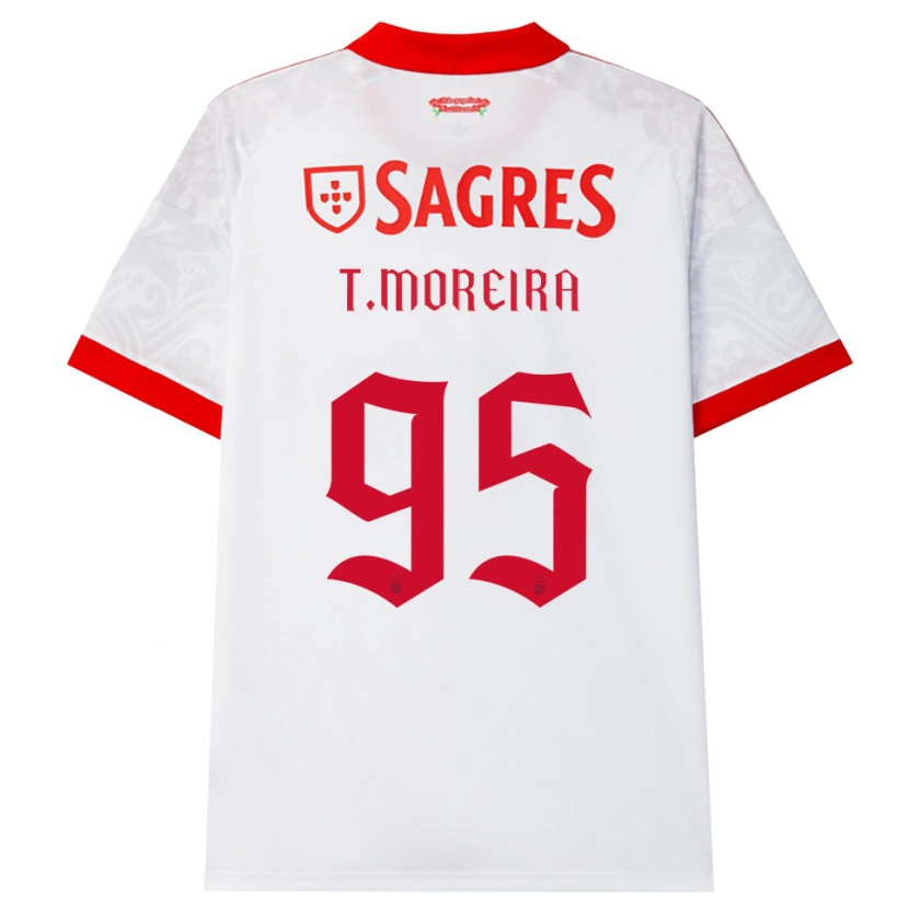 Danxen Niño Camiseta Tomás Cruz #95 Blanco Rojo Amarillo 2ª Equipación 2026/27 La Camisa México