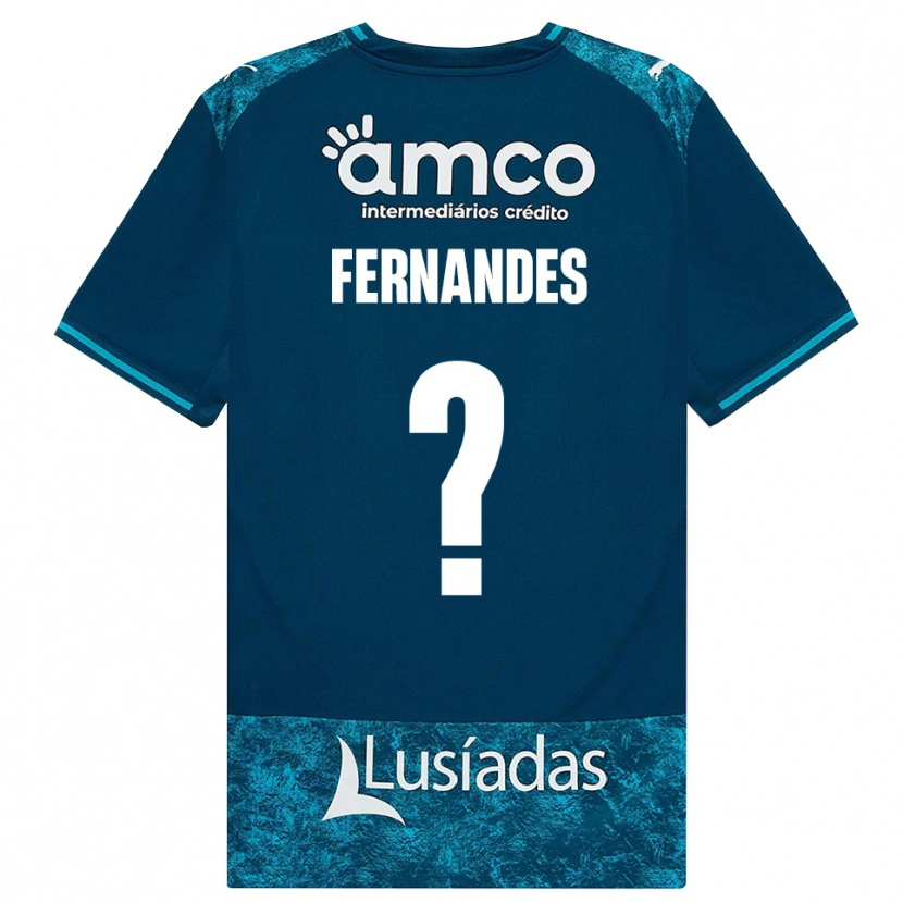 Danxen Niño Camiseta Martim Fernandes #0 Grisardodarkslategray Turquesamedio 2ª Equipación 2026/27 La Camisa México